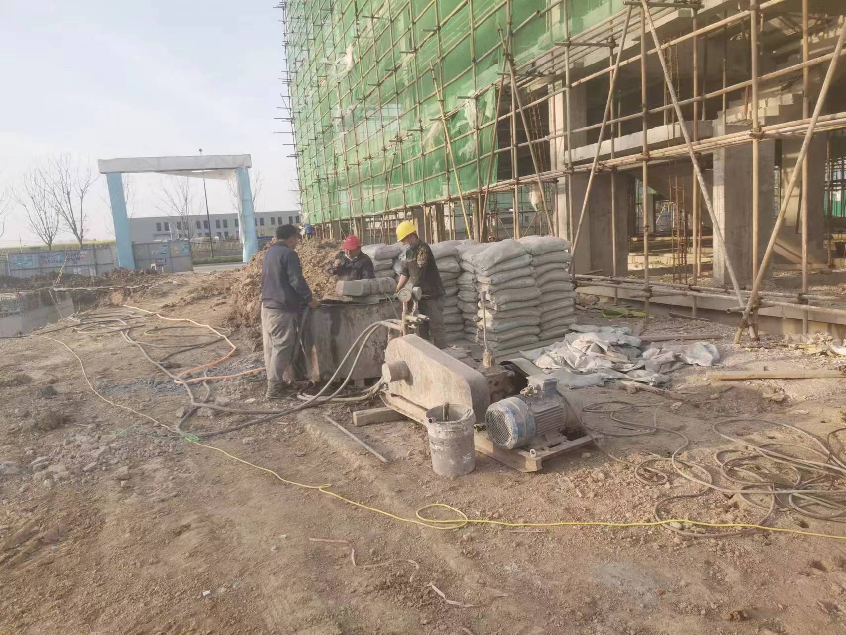 娄星别墅下沉注浆