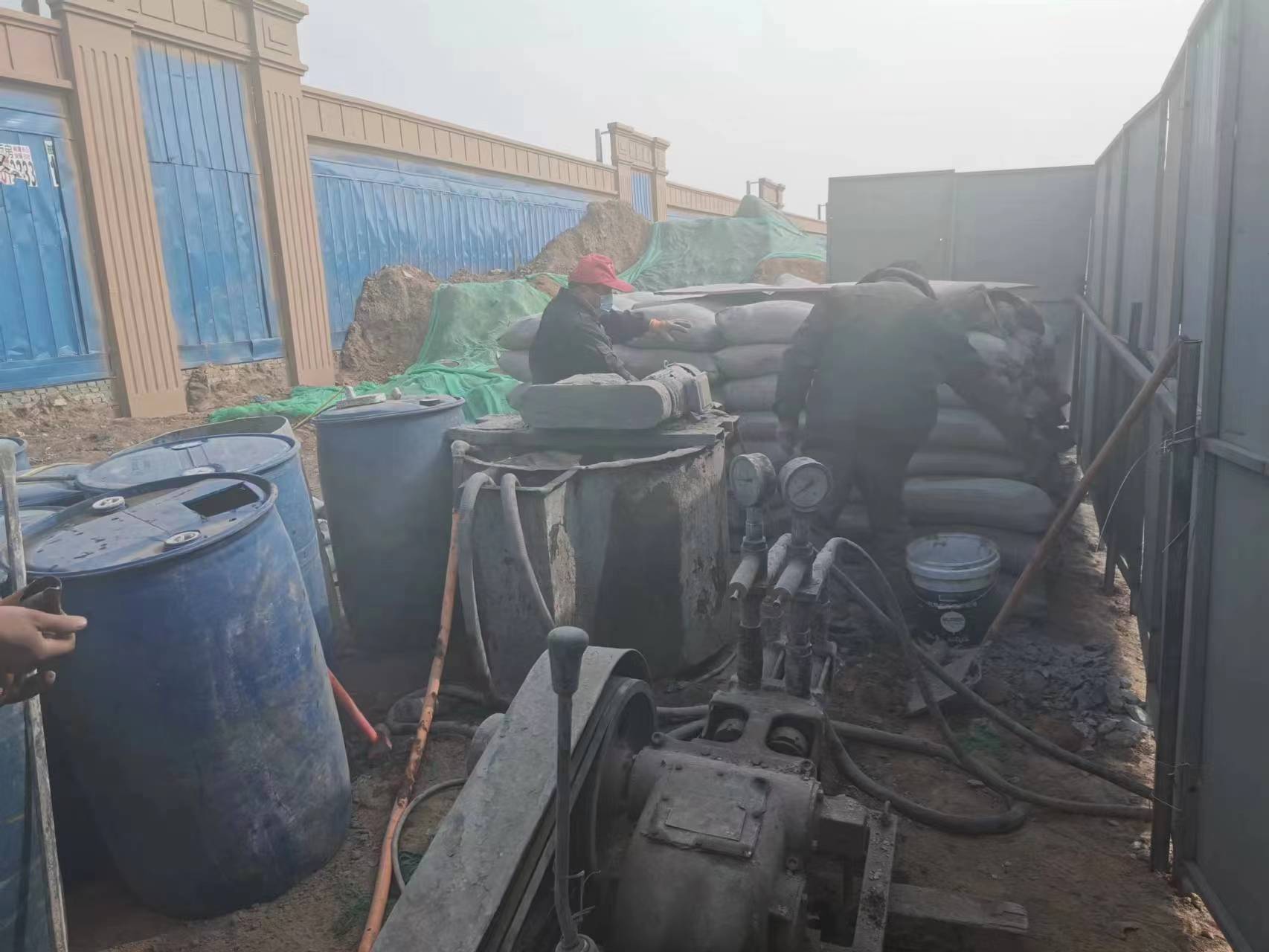 娄星房屋下沉注浆